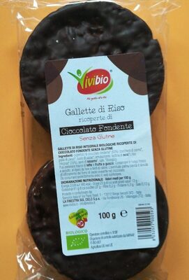 Gallette di riso cioccolato fondente