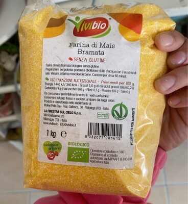 Farina di mais front packaging