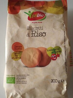 Biscotti di riso front packaging