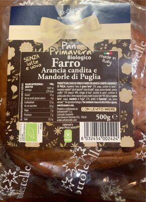 PanPrimavera Arancia e Mandorle