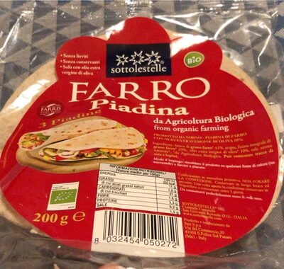 Piadina di farro
