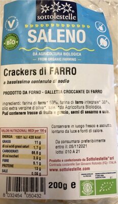 Crackers di farro