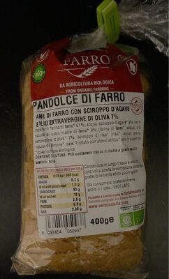 Pandolce di farro front packaging