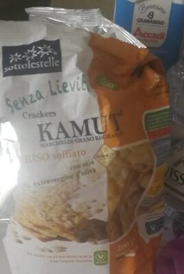 Crackers kamut e riso soffiato