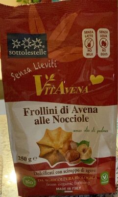 Frollini di avena alle nocciola