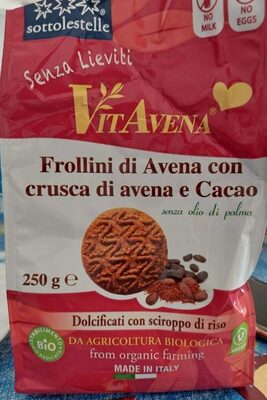 Frollini di avena con crusca di avena e cacao