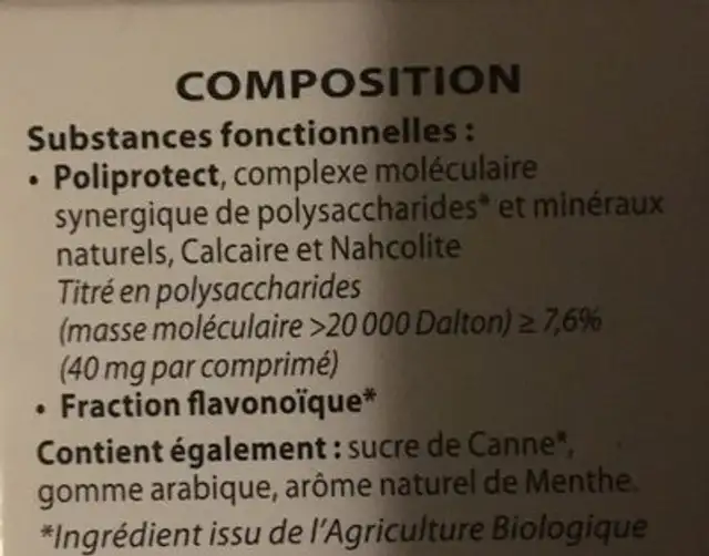 Aboca Neobianacid Acidité Et Reflux ingredients label