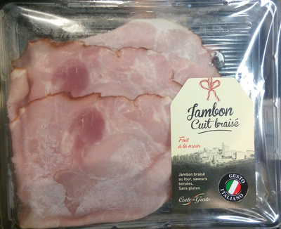 Jambon cuit braisé