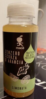 Succo zenzero e scorza d'arancia front packaging