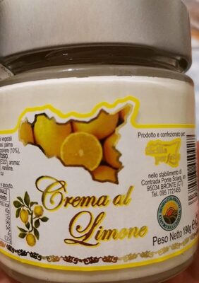 Crema di limone front packaging