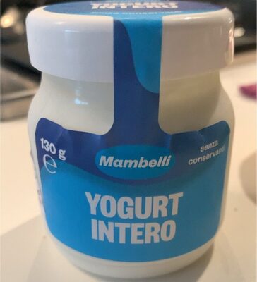 Yogurt intero front packaging