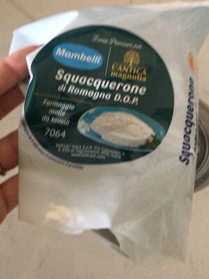 Squacquerone di romagna d.o.p. front packaging