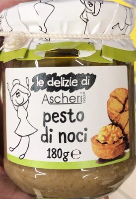Pesto di noci front packaging