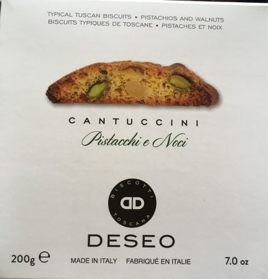 Cantuccini Pistaches Et Noix