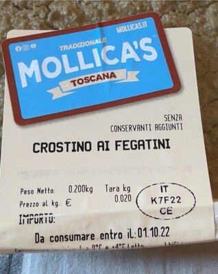 Crostino ai fegatini