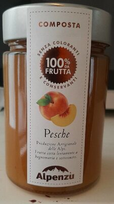 Composta di frutta alle Pesche front packaging