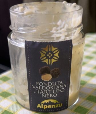 Fonduta valdostana al tartufo nero