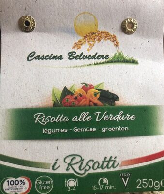 Risotto alle verdure front packaging
