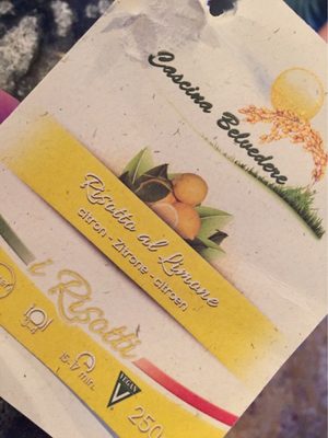 Risotto Au Citron "cascina Belvedere" [riz] [sa...