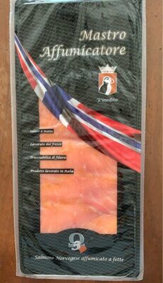 Salmone norvegese affumicato a fette