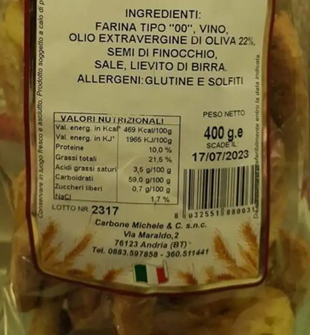 Taralli scaldati all'olio extravergine d'oliva