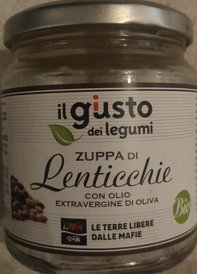 zuppa di lenticchie bio front packaging