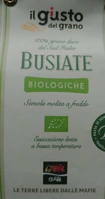 Busiate front packaging