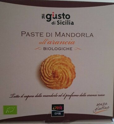 Paste di Mandorla all'arancia biologiche