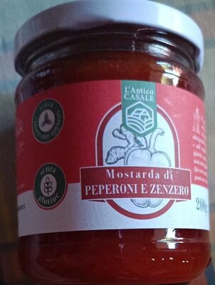 Mostarda di peperoni e zenzero