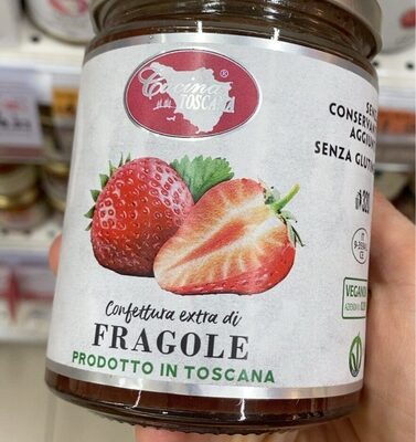 Confettura fragole front packaging
