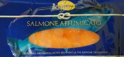 Salmone affimicato front packaging