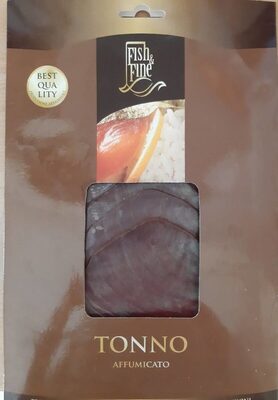 Tonno affumicato front packaging