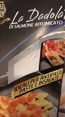 Salmone affumicato a cubetti