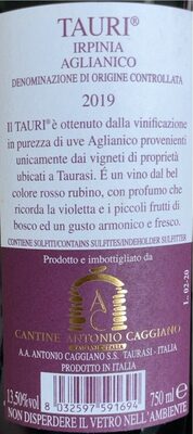 TAURI IRPINIA AGLIANICO
