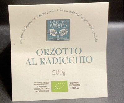 Orzotto al radicchio