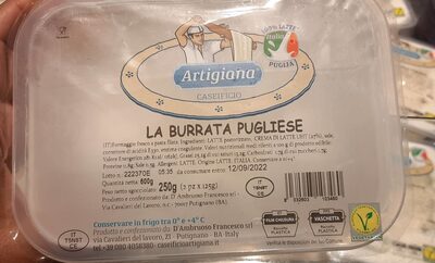 La burrata pugliese
