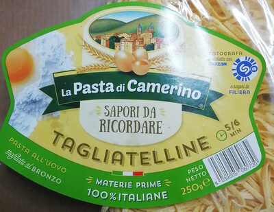 Pasta all'uovo Tagliatelline front packaging
