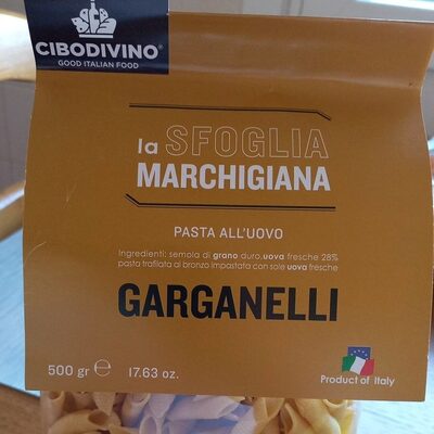 GARGANELLI pasta all'uovo