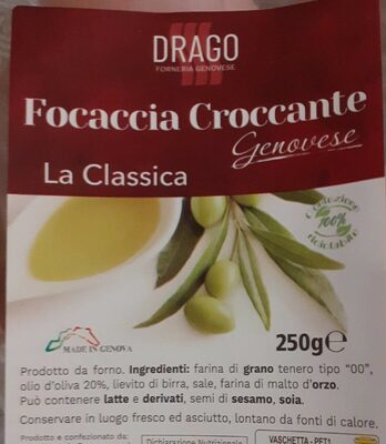 Focaccia croccante