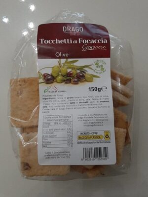 tocchetti di focaccia front packaging
