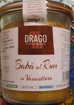 Baba al Rum in vasocottura front packaging