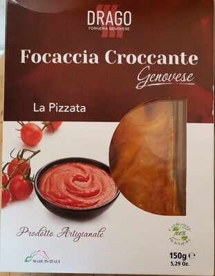 Focaccia La Pizzata front packaging