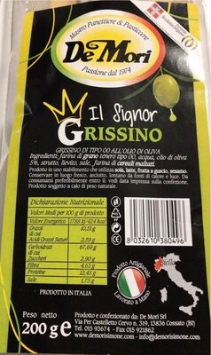 Il signor grissino front packaging