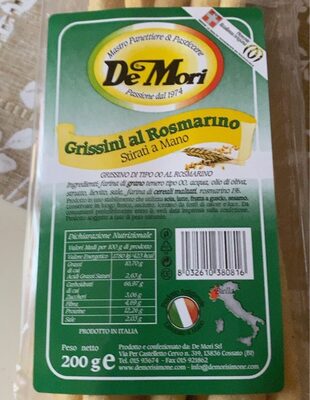 Grissini al rosmarino