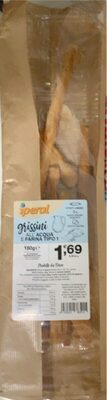 Grissini all’acqua e farina tipo 1