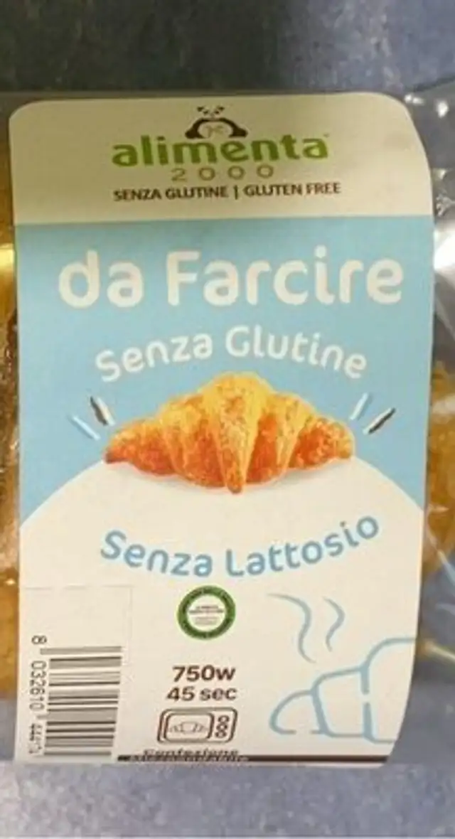 Cornetto senza glutine e lattosio