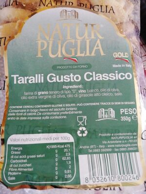 Taralli gusto classico