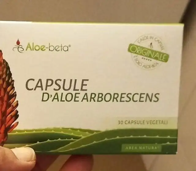 Capsule d'aloe arborescens