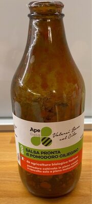 Salsa pronta di pomodoro ciliegino Bio front packaging