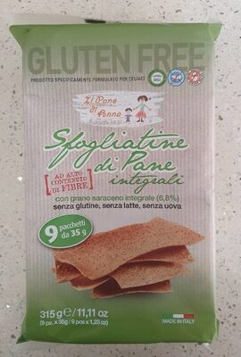Sfogliatine di Pane integrali